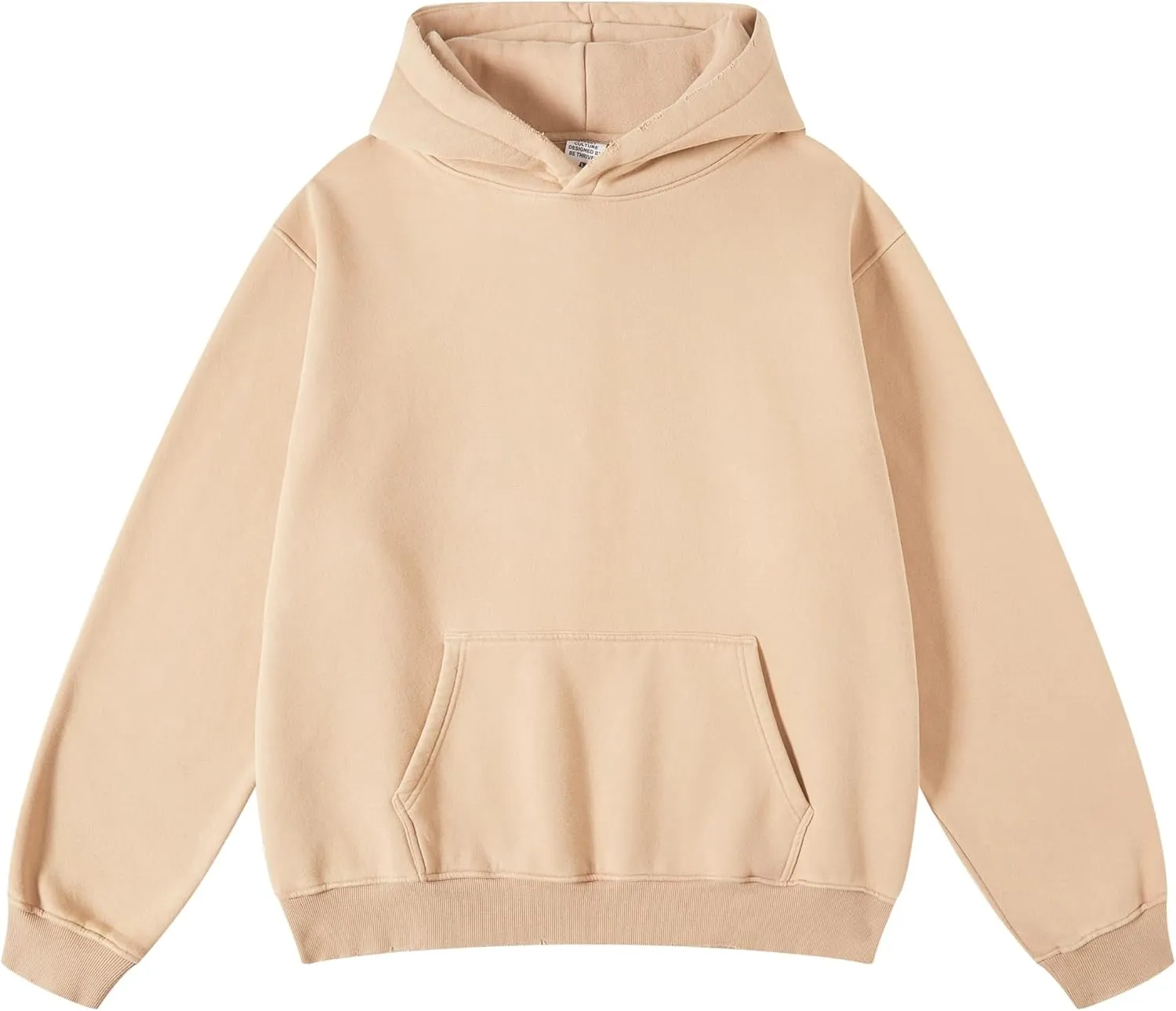 hathne Men's Oversized Hoodies Sweatshirt Cotton Wash Hooded Baggy Pullover Hoodies Vintage Winter Spring