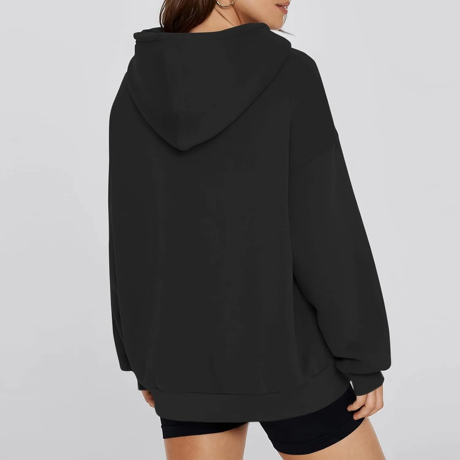 Hoodies for Women Fleece Long Sleeve Hoodies Pullover Loose Fit Oversized Sweatshirts with Pocket Fall Fashion Outfits
