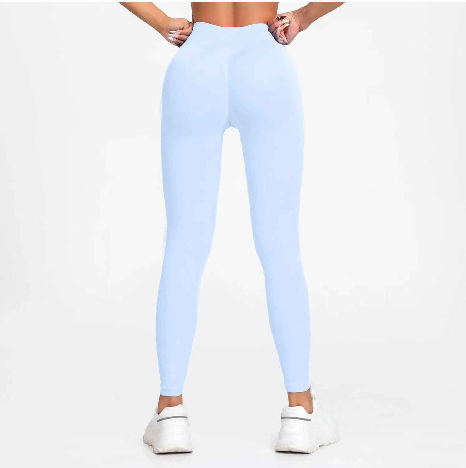 Impact Leggings Low Waist Seamless Yoga Pants for Workout, Gym, Fitness