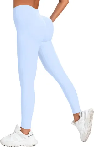 Impact Leggings Low Waist Seamless Yoga Pants for Workout, Gym, Fitness