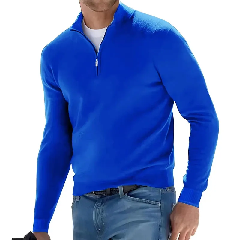 James™ Men's Refined Zip Sweater