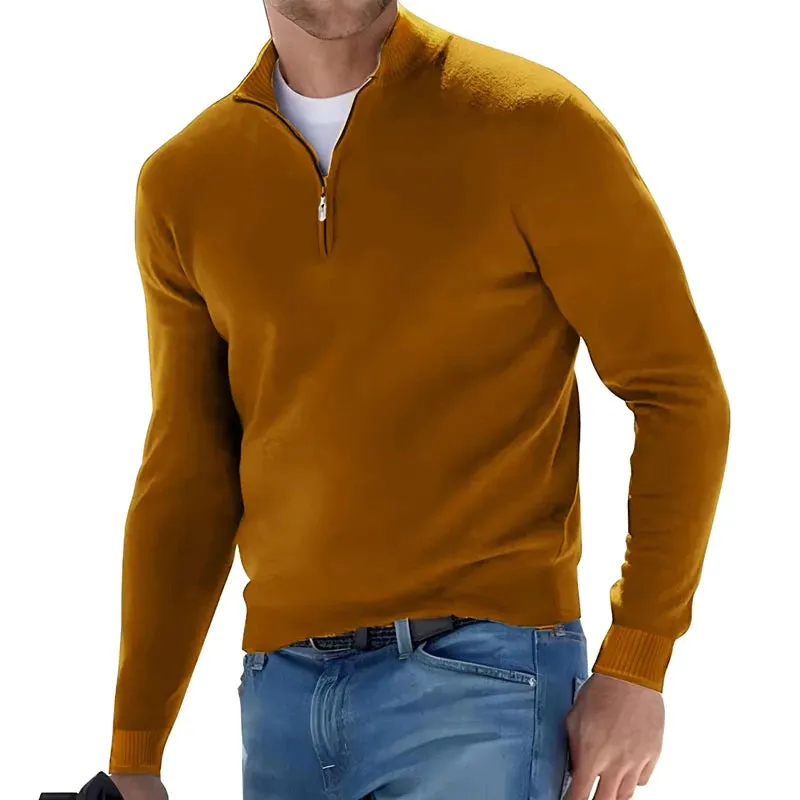 James™ Men's Refined Zip Sweater