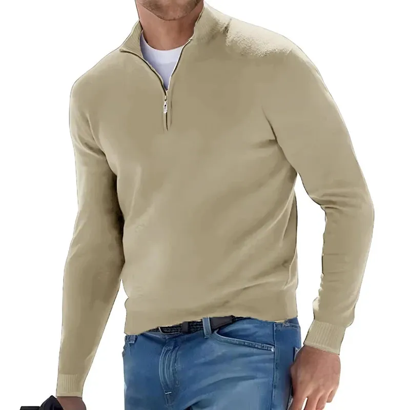 James™ Men's Refined Zip Sweater