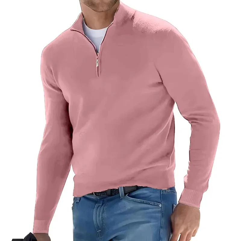 James™ Men's Refined Zip Sweater