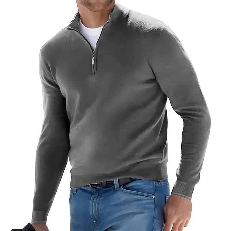 James™ Men's Refined Zip Sweater