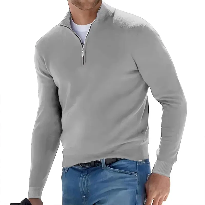 James™ Men's Refined Zip Sweater