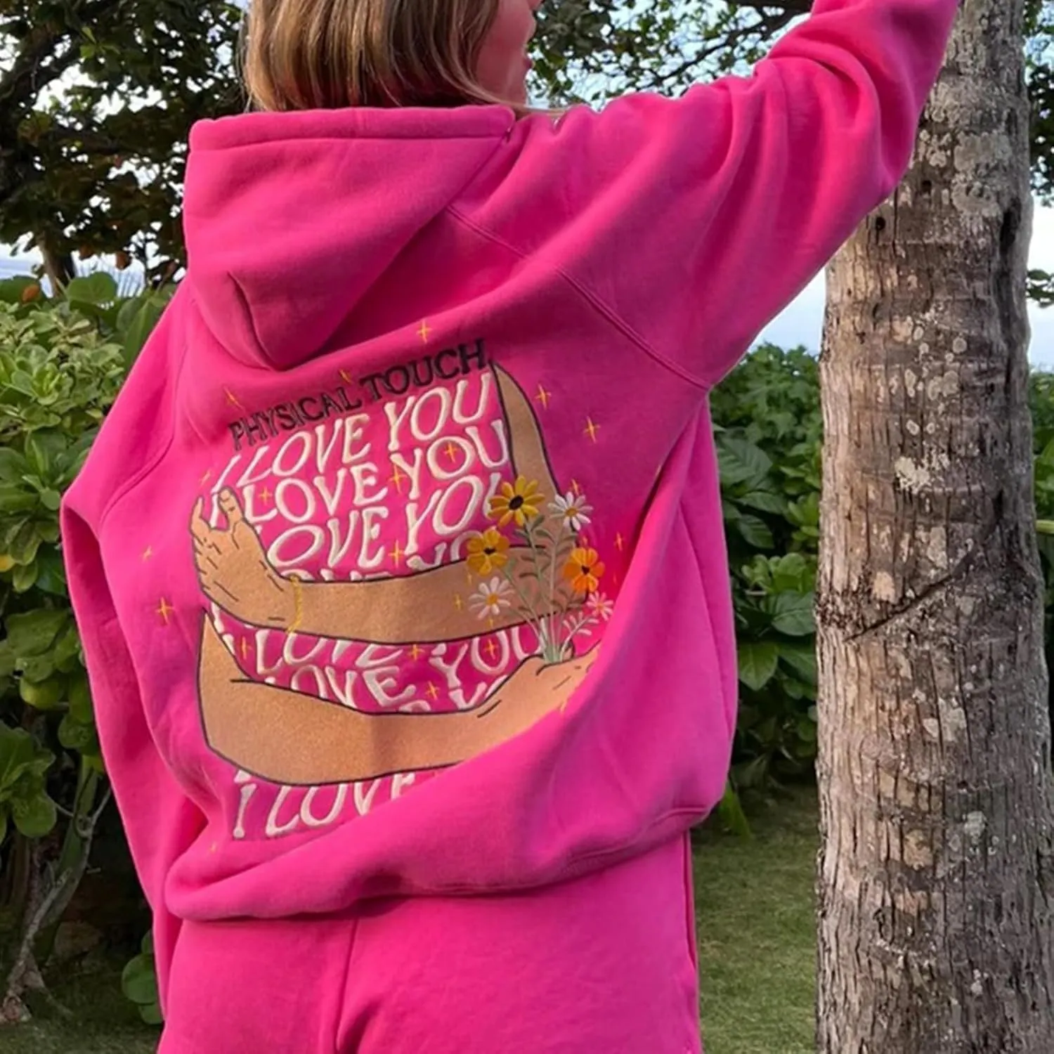 Juakoso Women Y2k Cute Graphic Hoodies Oversized Long Sleeve Coquette Sweatshirt Preppy Aesthetic Teen Girl Clothes