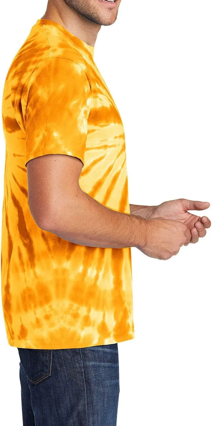 JustBlanks Mens 100% Cotton Short Sleeves Regular Fit Casual Tie-Dye T-Shirt
