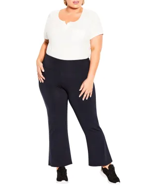 Kendall Flared Legging | Navy