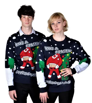 KESIS Ugly Christmas Sweater for Men and Women Santa Xmas Pullover