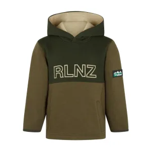 Kids NZ Hoodie In Olive Mix