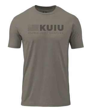 KUIU Mini Flag T-Shirt | Warm Grey