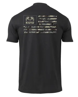 KUIU Vias Ram Flag T-Shirt | Black