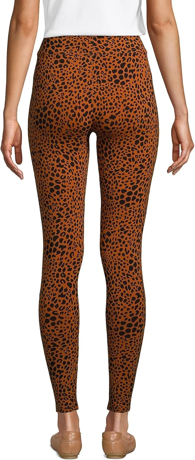 Lands' End Women's Starfish Mid Rise Knit Leggings