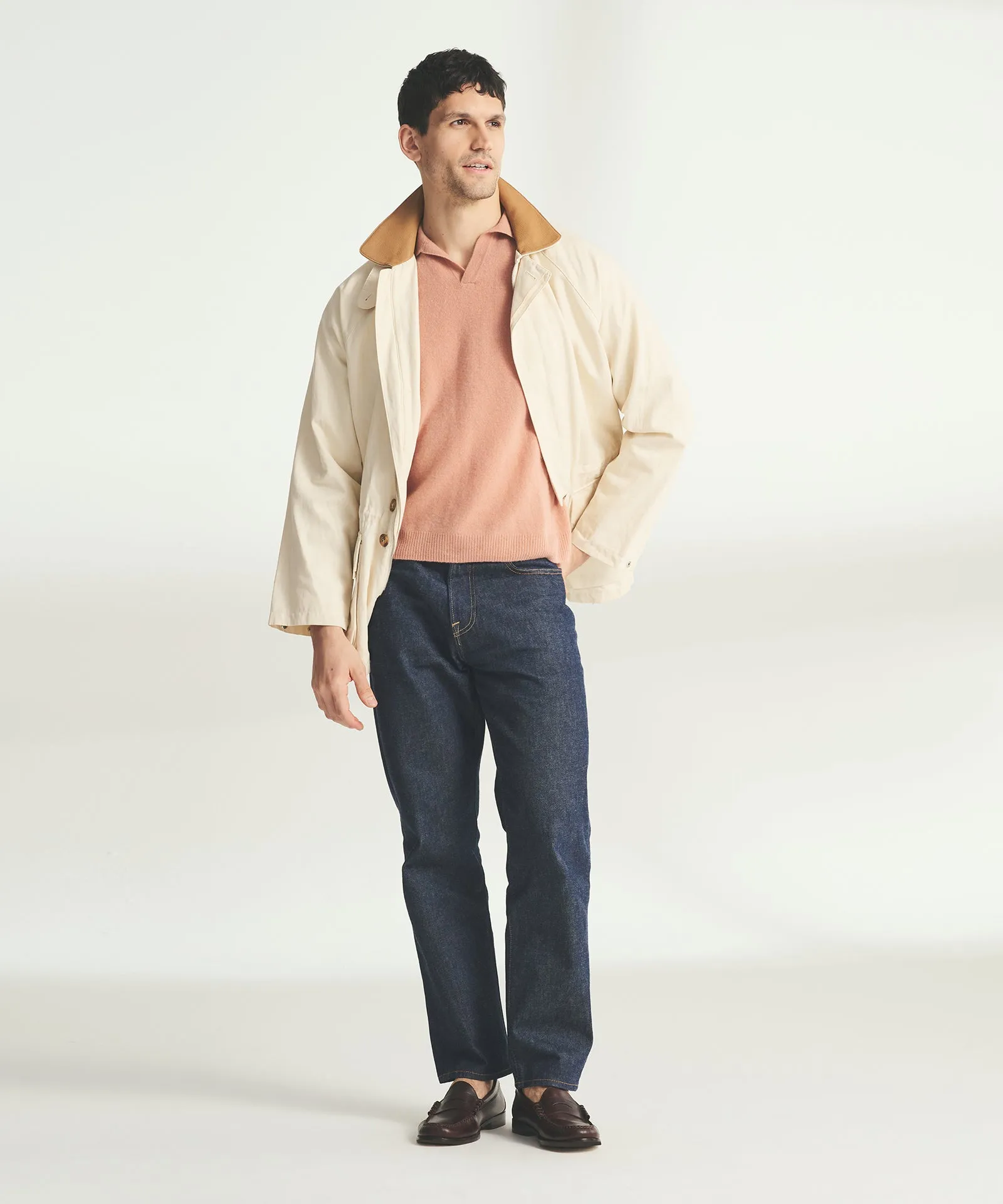 Lightweight Cashmere Short Sleeve Polo