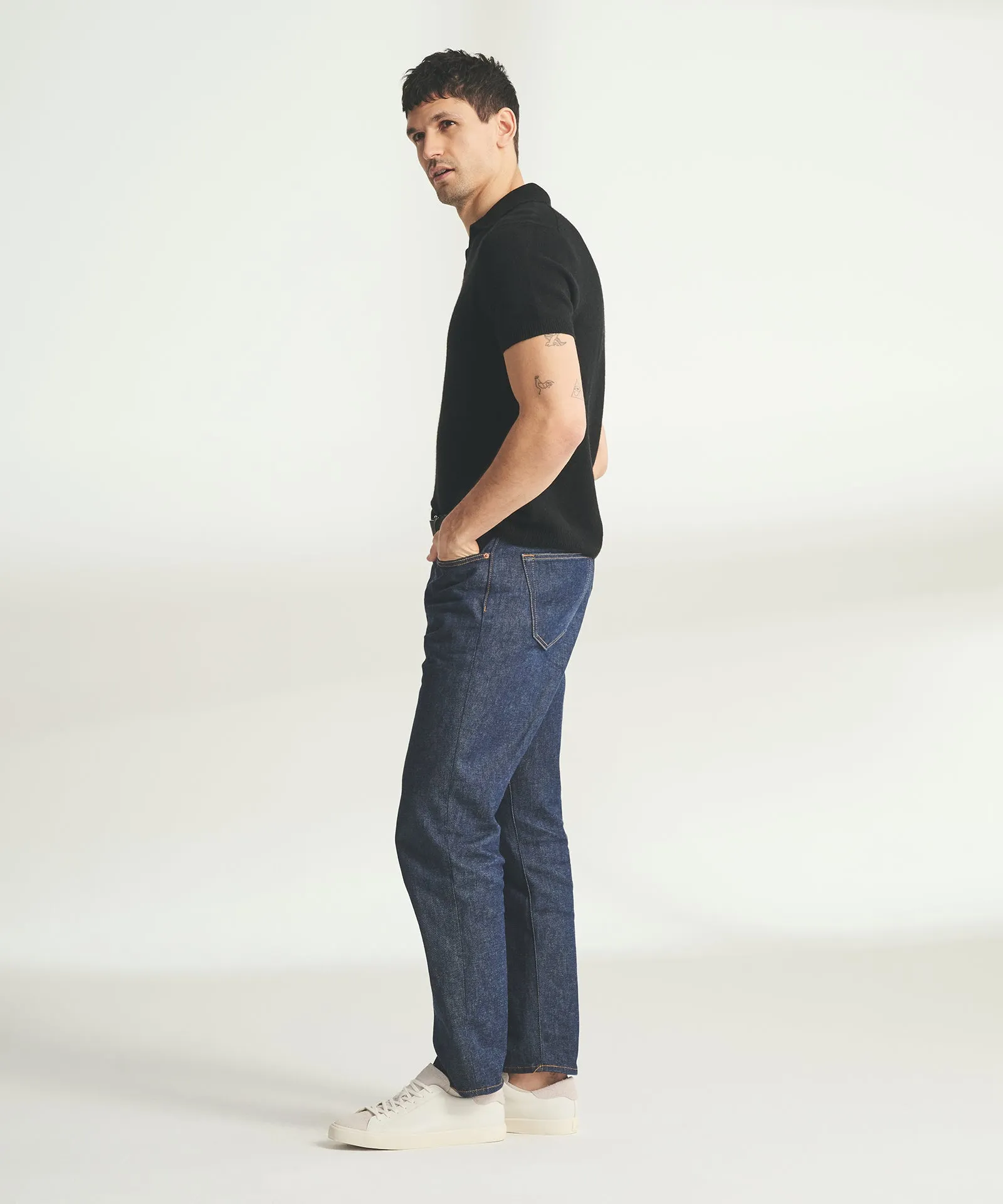 Lightweight Cashmere Short Sleeve Polo