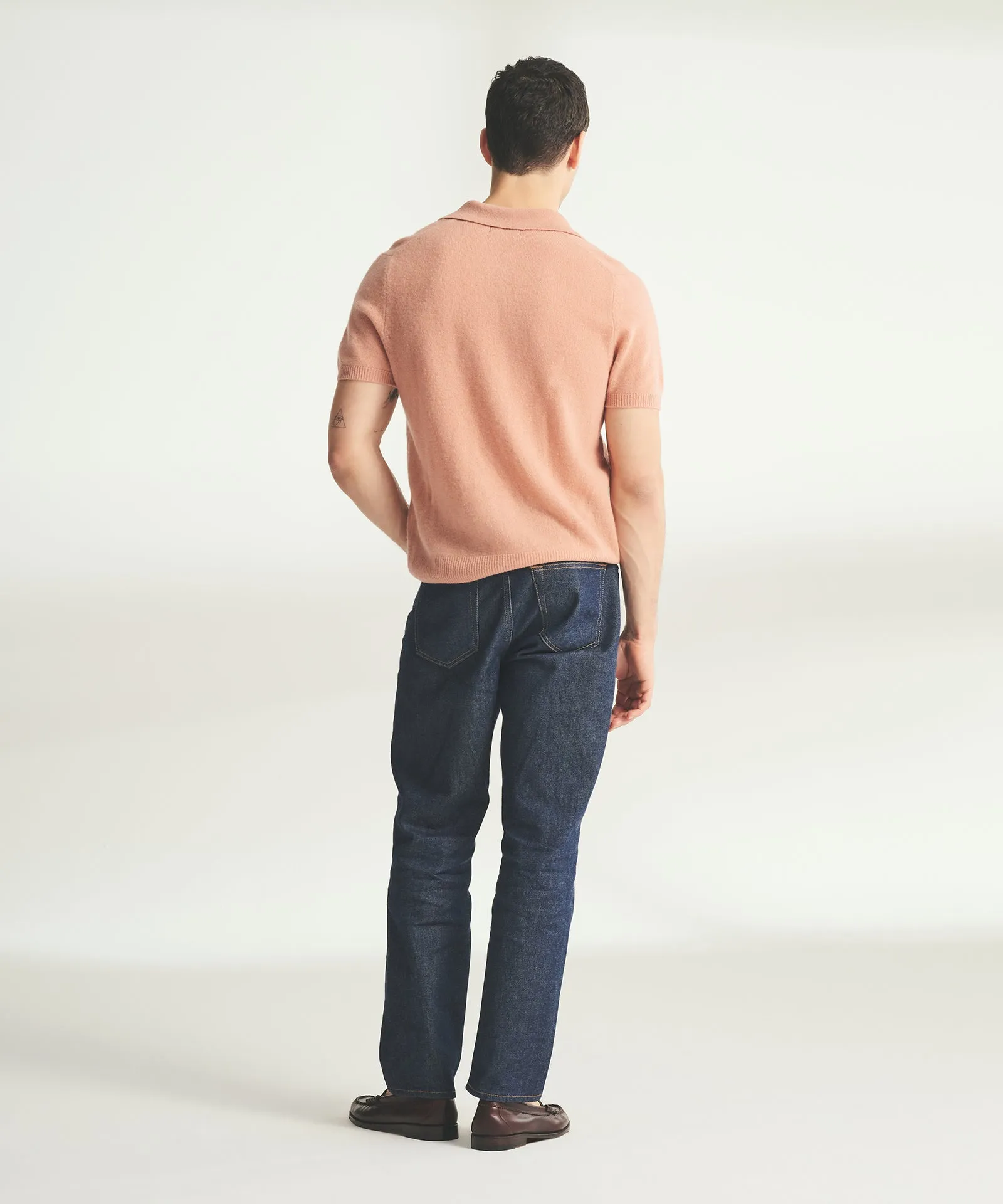 Lightweight Cashmere Short Sleeve Polo