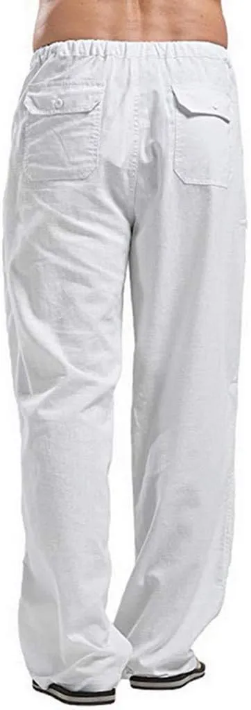 Men's Paisley Pants Cargo Jogger Oversized Cargo Pants for Men Linen Casual Trousers Men's Long John Thermal Pants