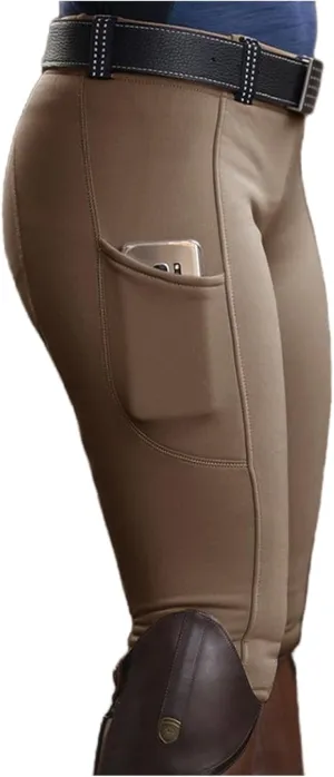 Mmoneyake Womens Equestrian Pants Horse Riding Pants Breeches Exercise High Waist Sports Leggings Workout Gym Yoga Pants
