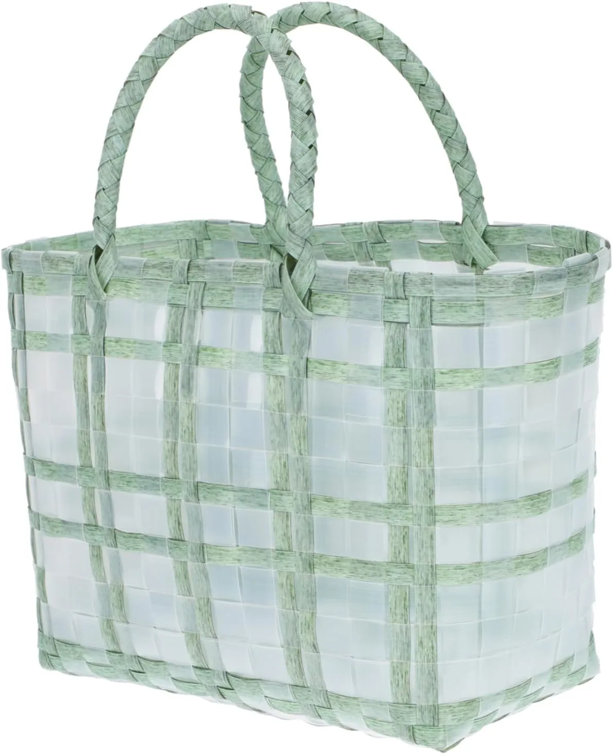 Mobestech 1Pc Jelly Bag for Women Stylish Handwoven Beach Shopping Tote Flexible Design for Summer Outings Unique Photography Props