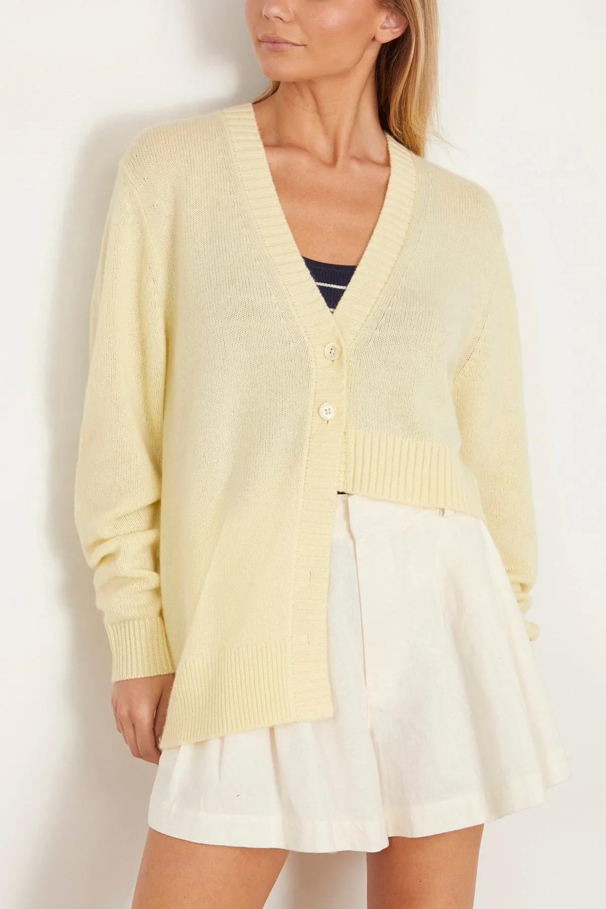 Modern Statements Cardigan in Lemon