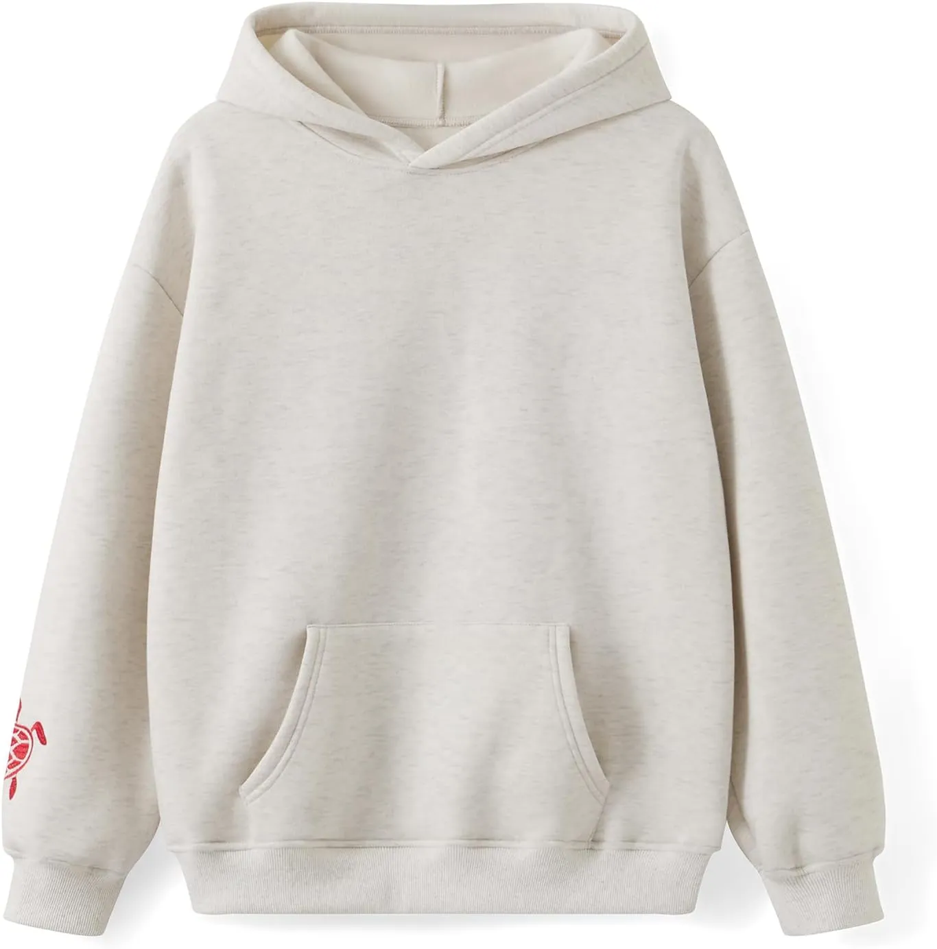 Muineobuka Women Y2K Graphic Hoodies Flower Embroidery Oversized Hooded Sweatshirt Vintage Aesthetic Hoodies Streetwear