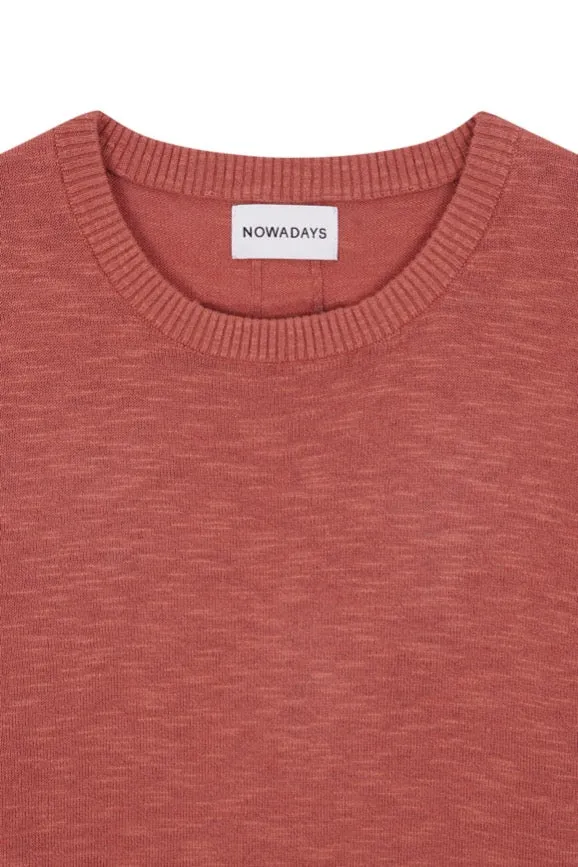 NAI0209D3 linen crew sweaters