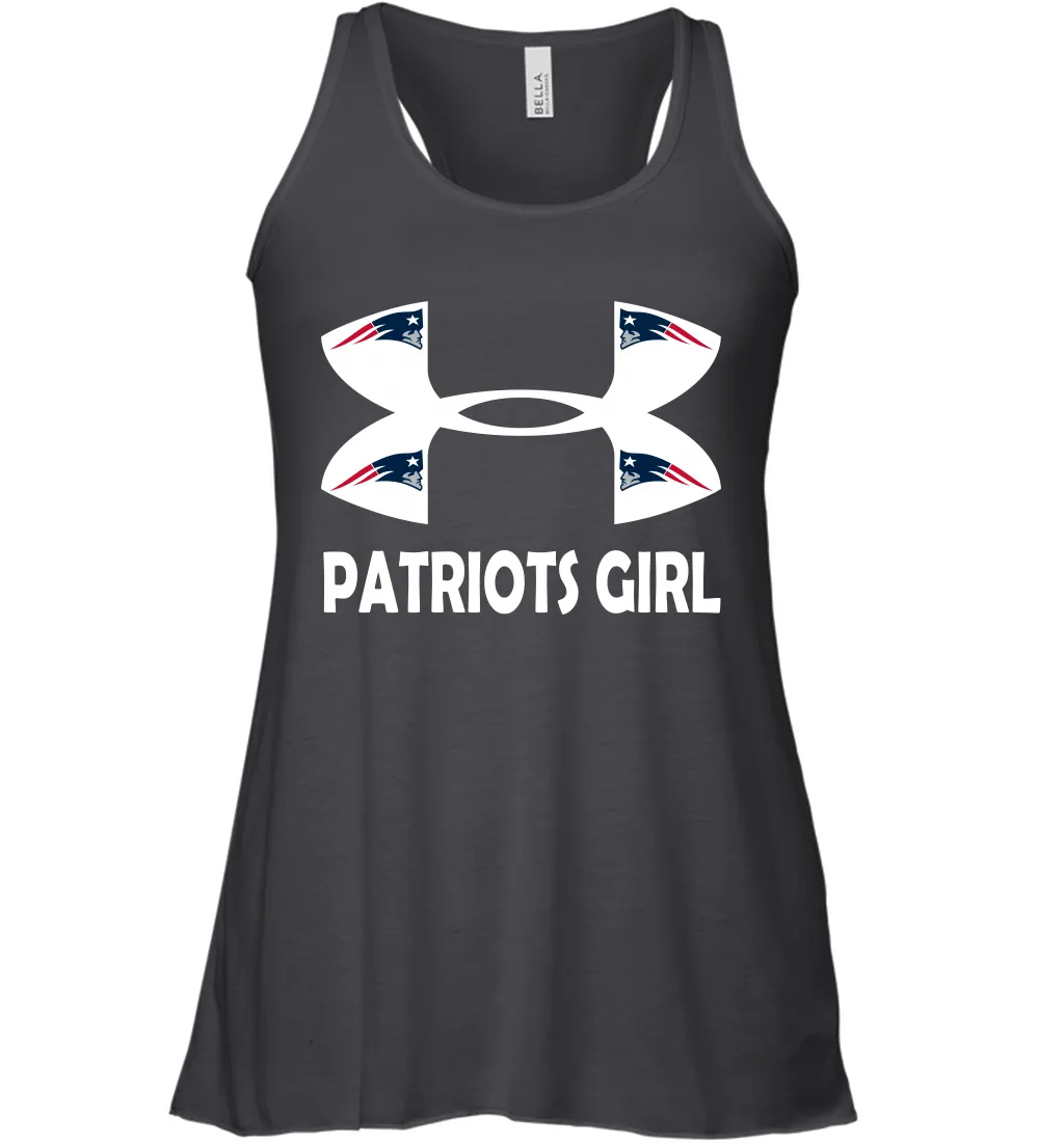 New England Patriots Girl Under Armour Football Tank
