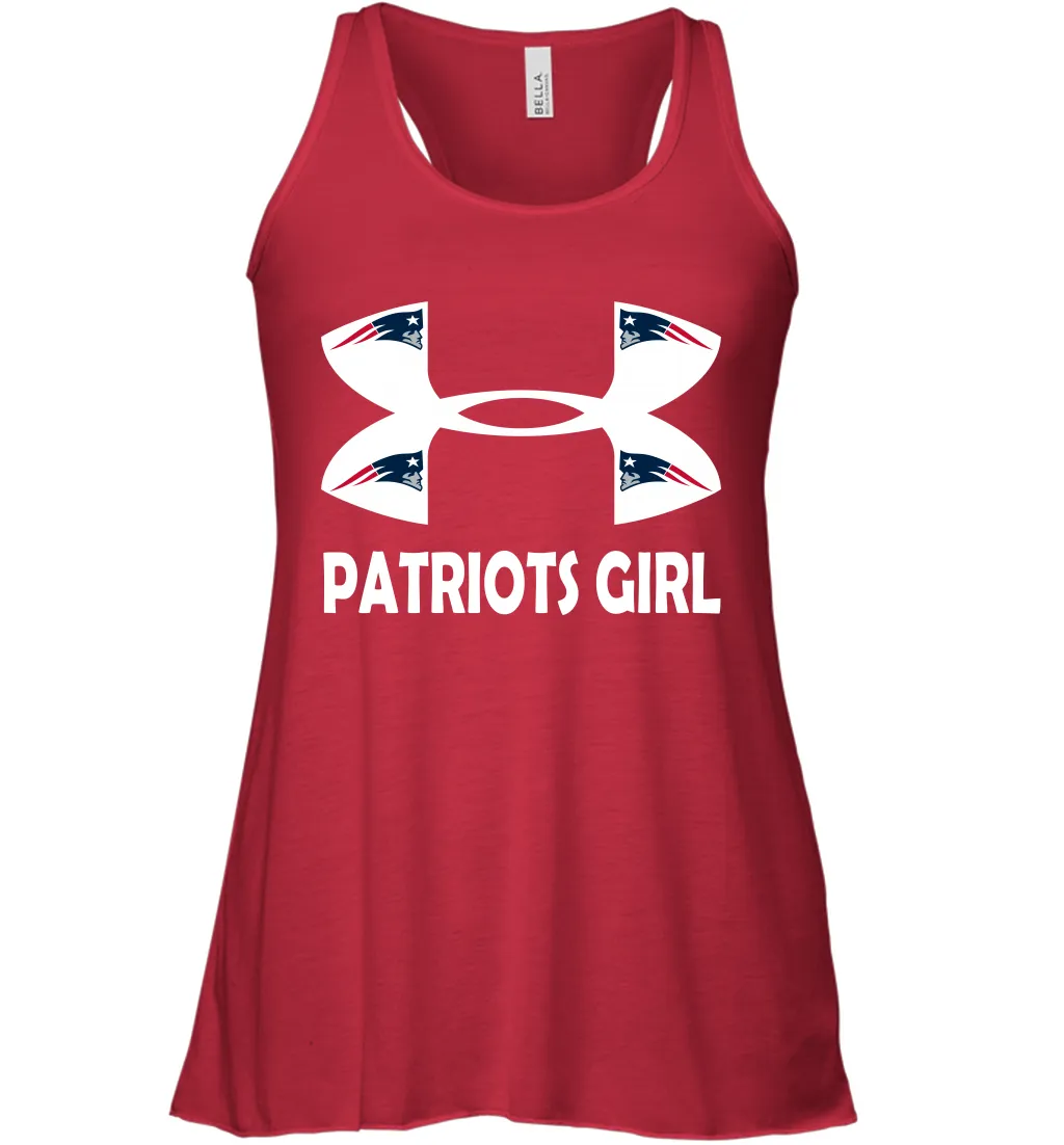 New England Patriots Girl Under Armour Football Tank