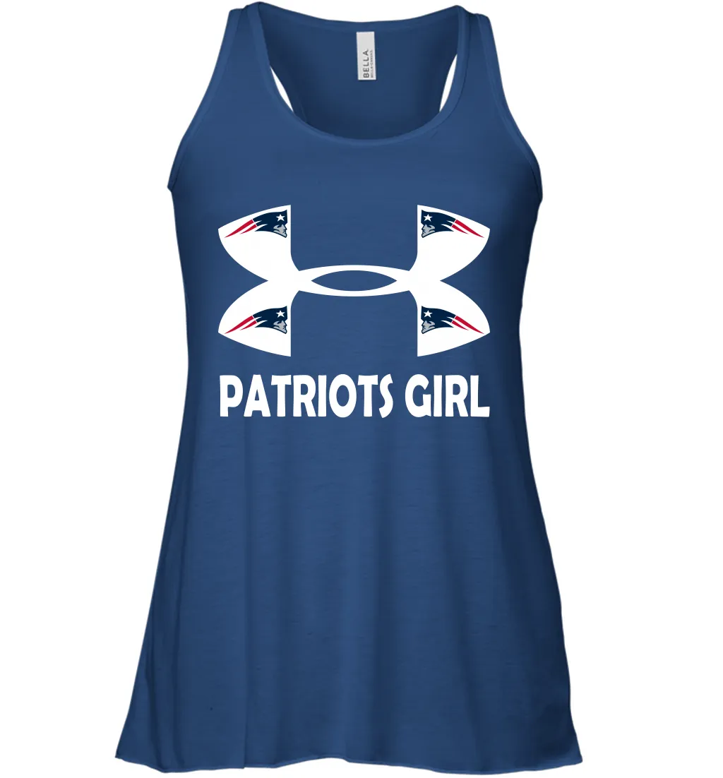 New England Patriots Girl Under Armour Football Tank