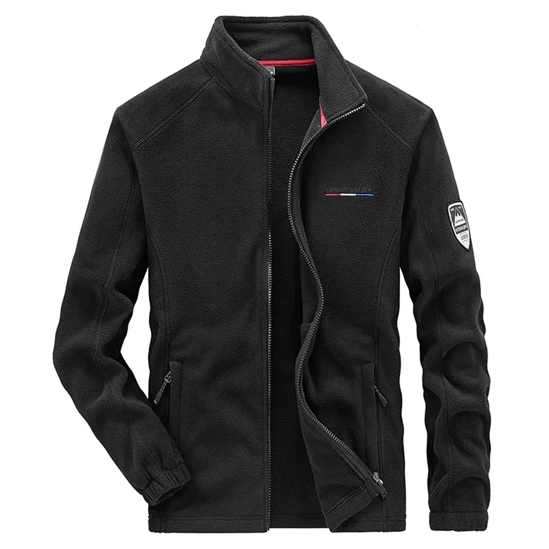Outdoor Zipper Fleece Hiking Jacket with Inside Pockets for Men - SF0686