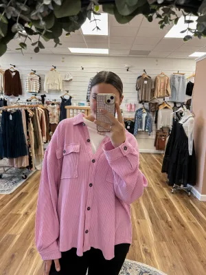Pink Shacket
