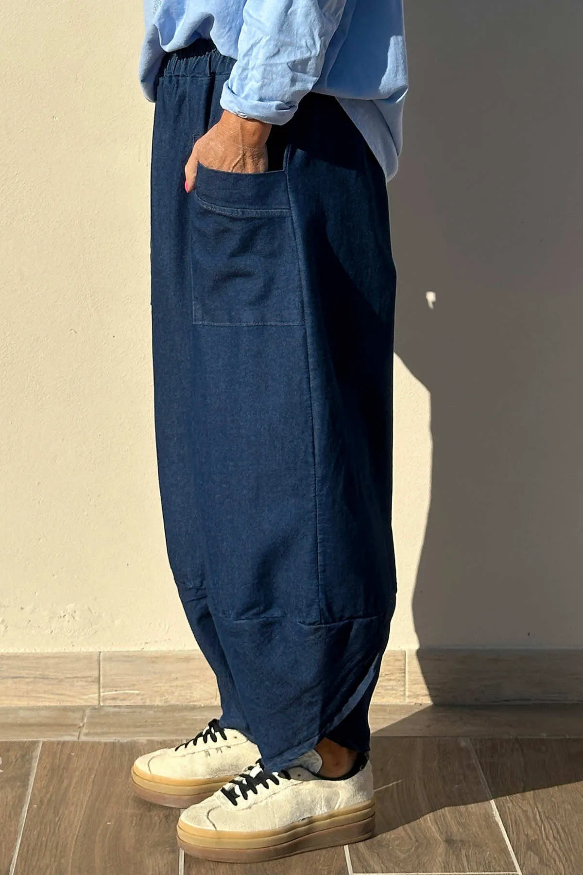 Primrose Denim Trousers Mid Denim