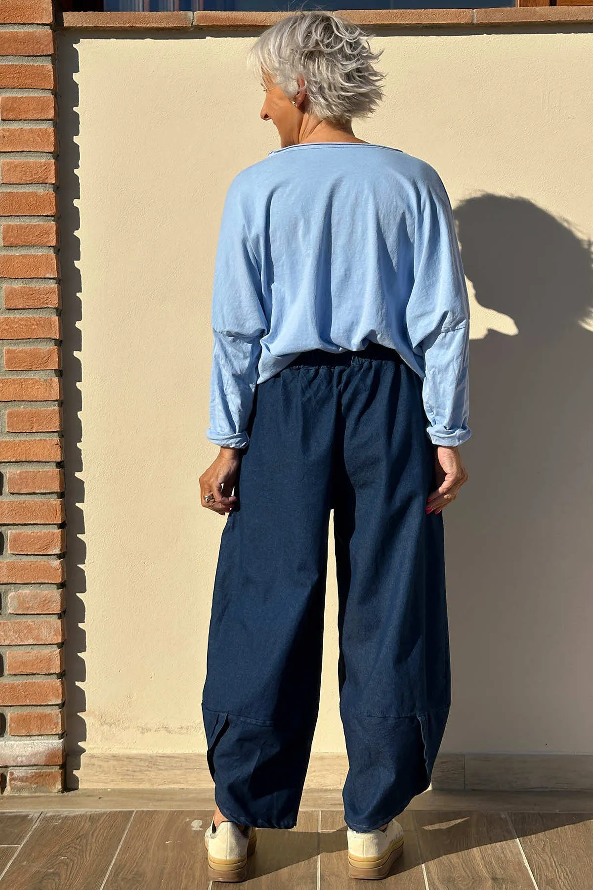 Primrose Denim Trousers Mid Denim
