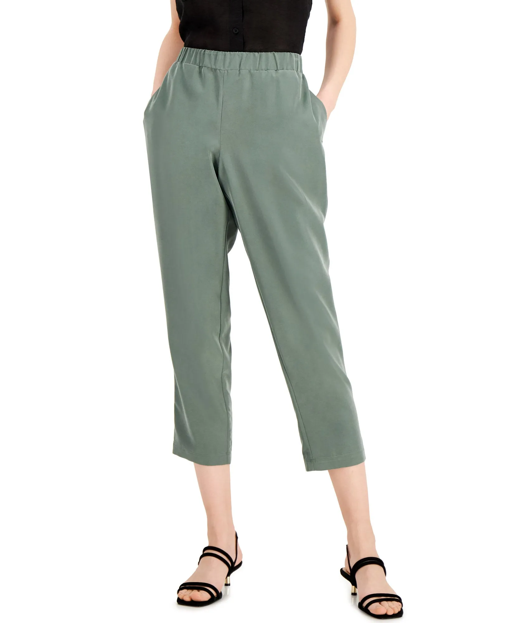 Pull-On Ankle Pants