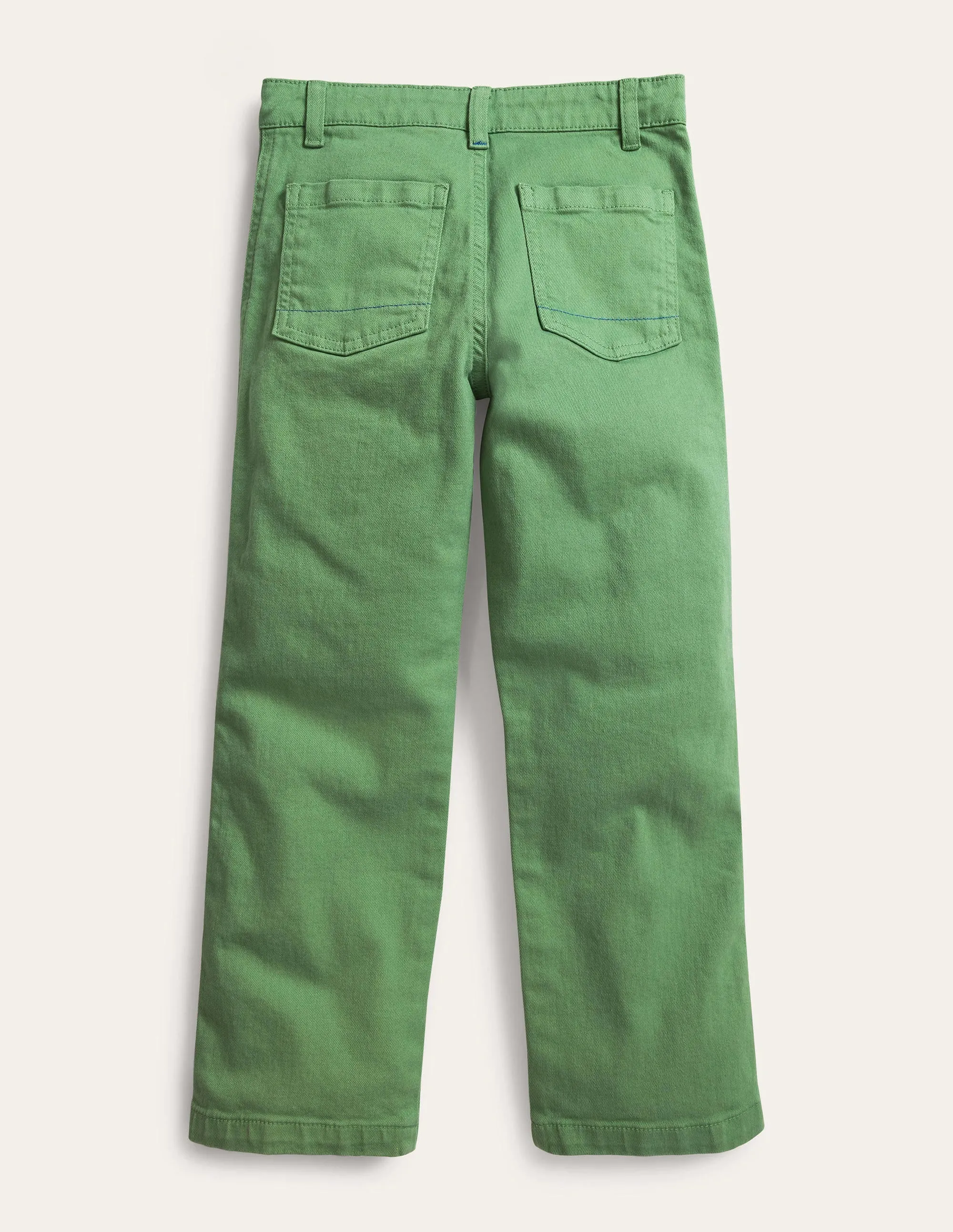 Relaxed Pocket Trousers-Deep Grass Green