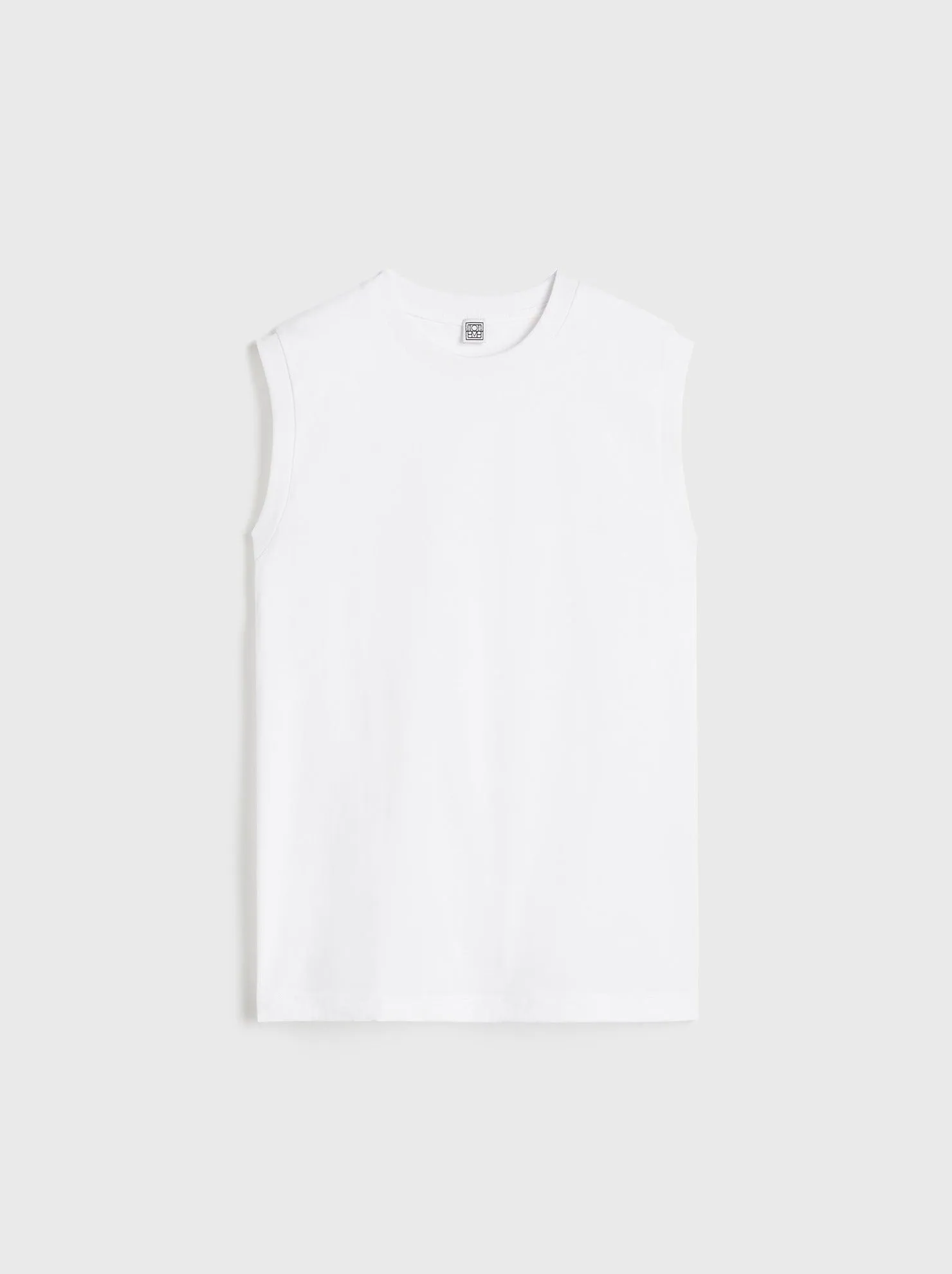 Relaxed Sleeveless Tee - Off White