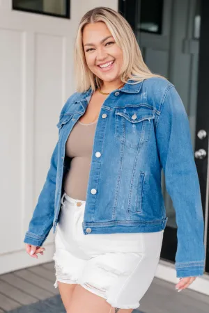 Risen Every Occasion Denim Button Up Jacket