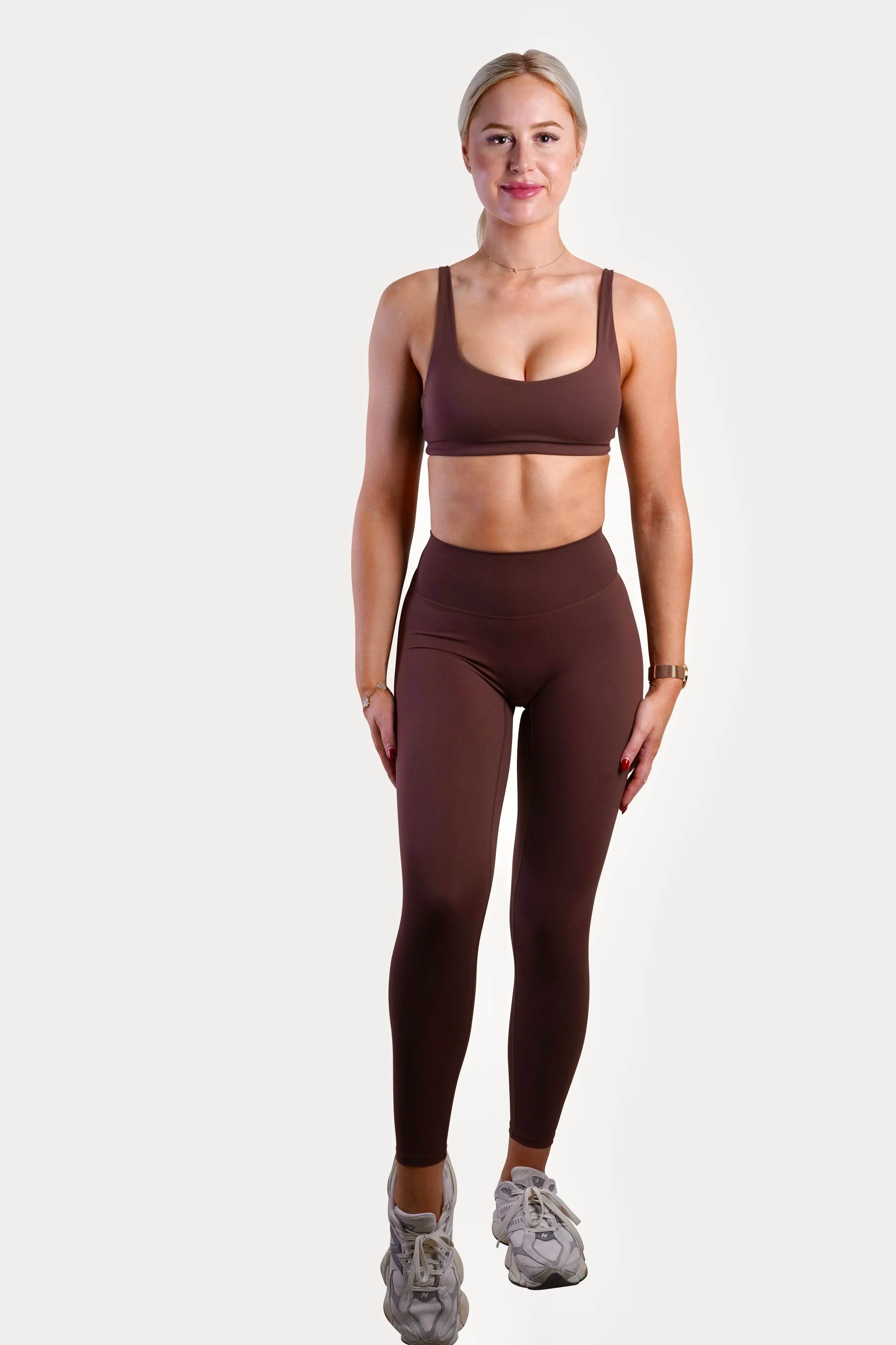 SLEEK SCRUNCH LEGGING - ESPRESSO