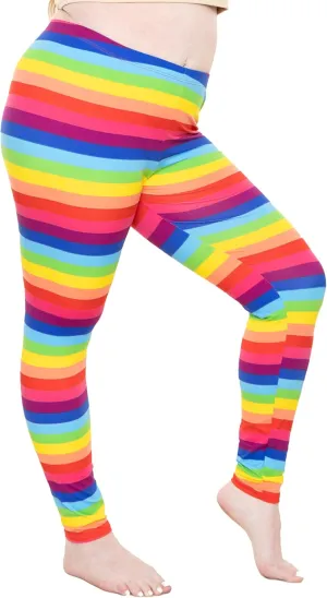 STRETCH IS COMFORT Women's and Plus Size Oh So Soft Knee & Full Length Leggings | Lots of Prints | Adult Sizes S-7X