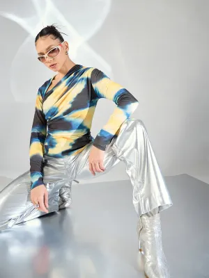 Stretchable Asymmetrical Full Sleeve Top