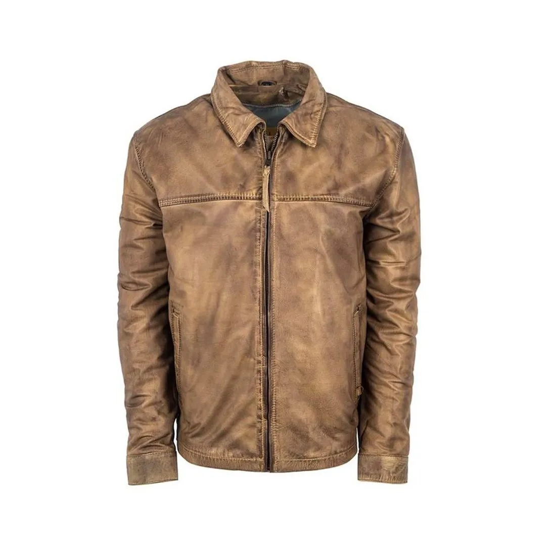 STS Ranchwear Boy's Western Jacket Rifleman Zip Cream Beige