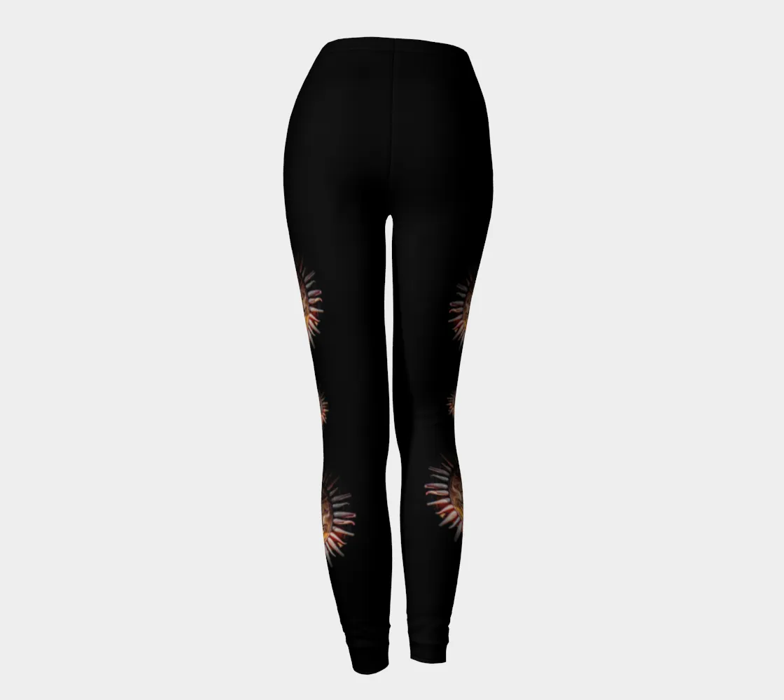 Sun Mask Totem Luxury Leggings