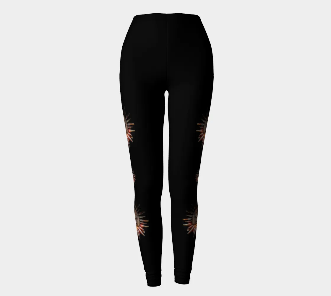 Sun Mask Totem Luxury Leggings