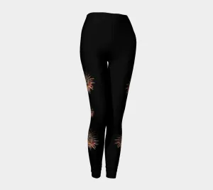 Sun Mask Totem Luxury Leggings