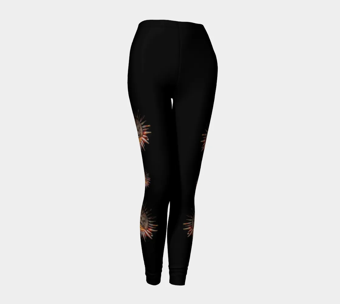 Sun Mask Totem Luxury Leggings