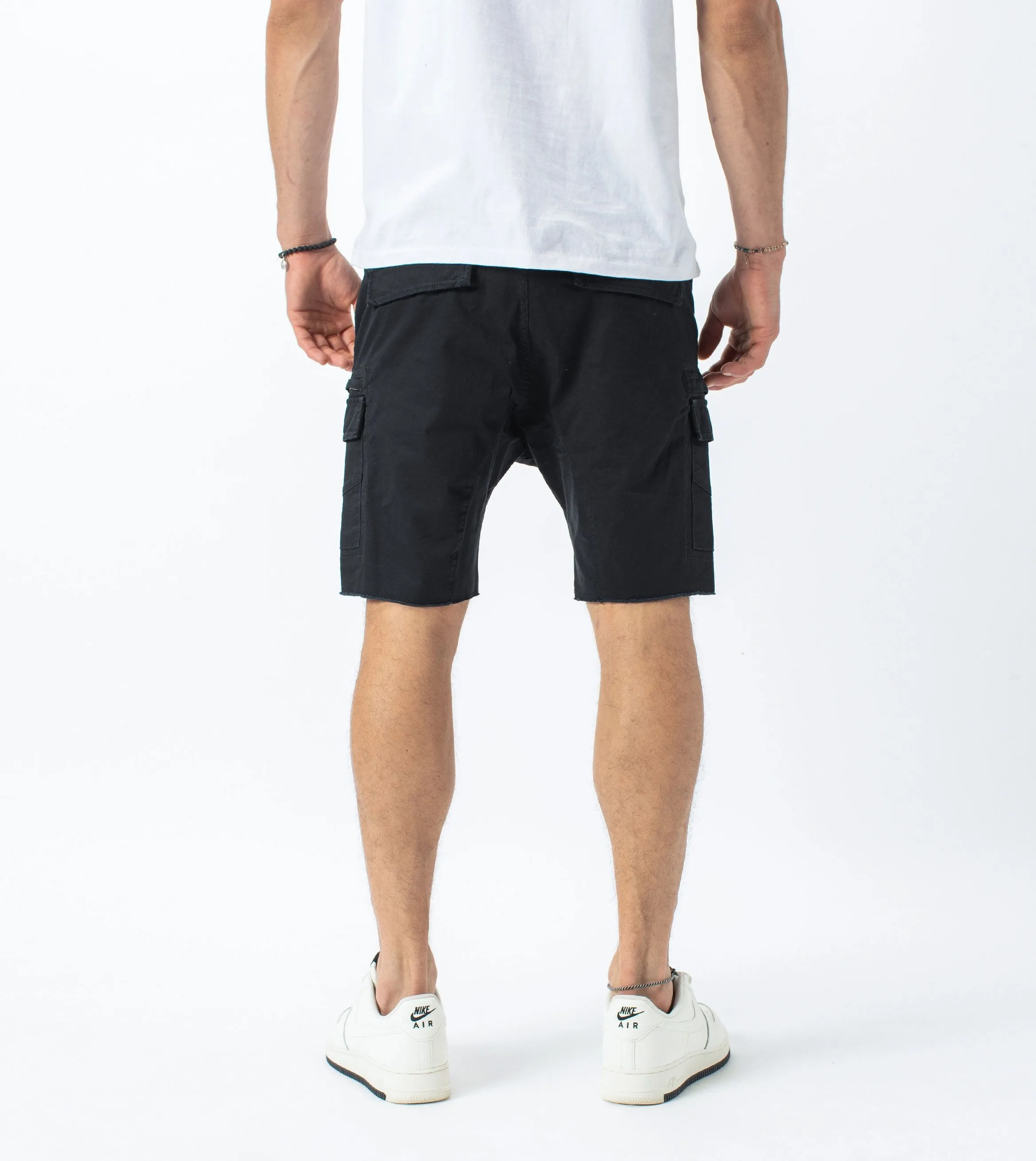 Sureshot Lightweight Cargo Short Washed Black