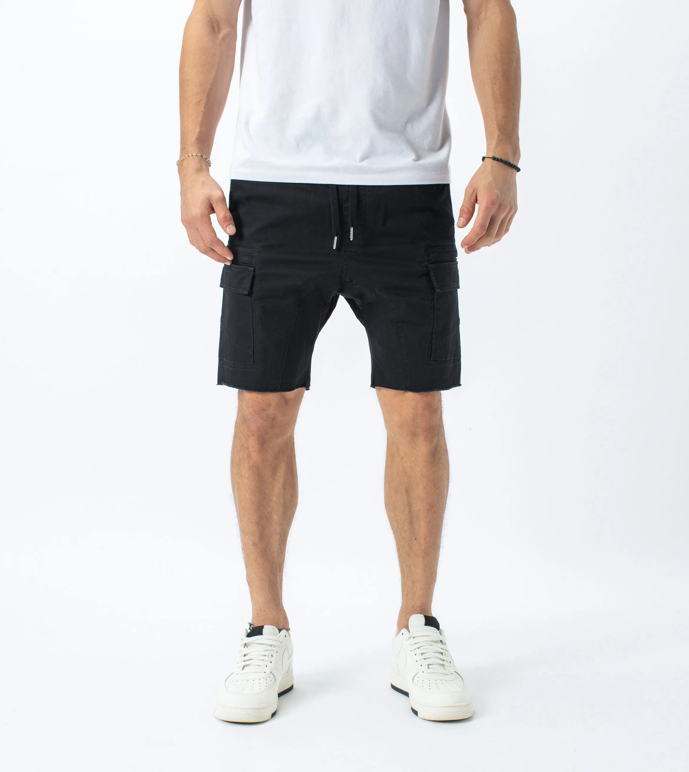 Sureshot Lightweight Cargo Short Washed Black