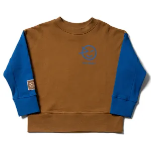 Sweater Slouch Mix Otomi Blue