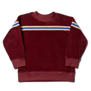 Sweater Strip Tape Dark Burgundy